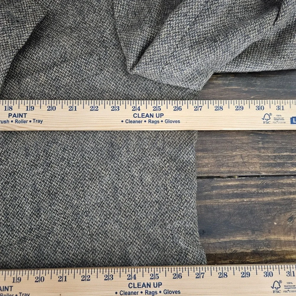 Men's Tweed Style Sport Coat Blazer Two Button Brown Wool Size 52R BIG